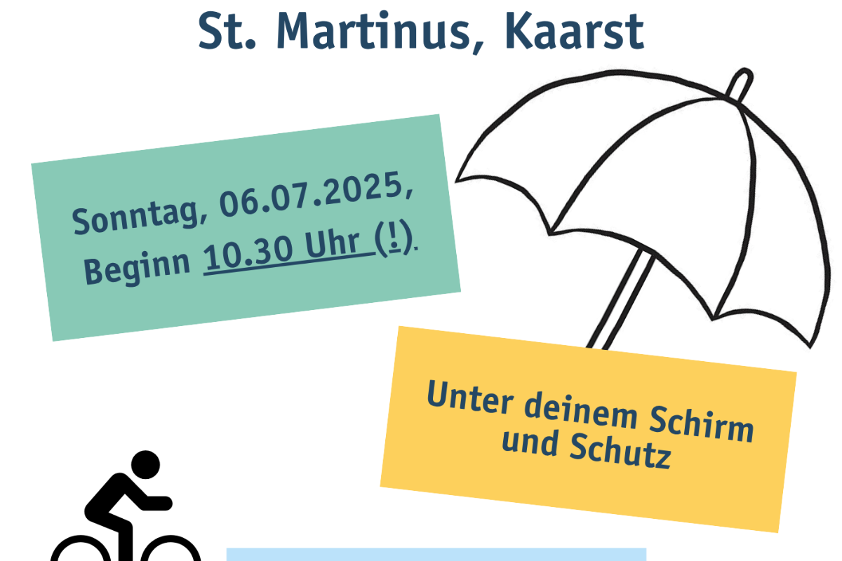 Plakat Kinderkirche Kaarst Juli