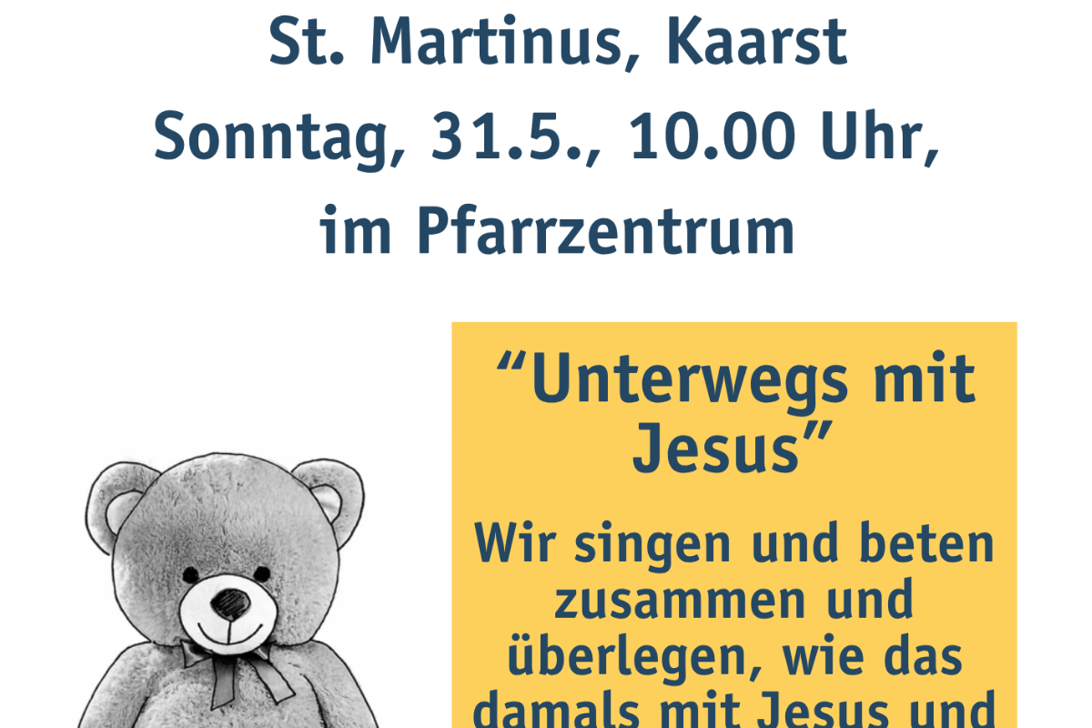 Plakat Kinderkirche Kaarst Mai2026